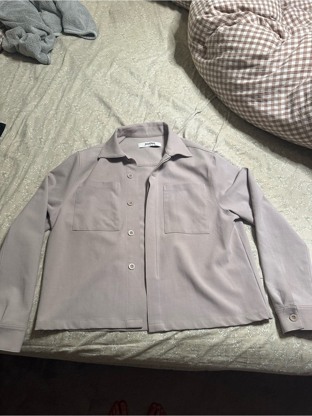 Cropped Utility shirt/ jacket